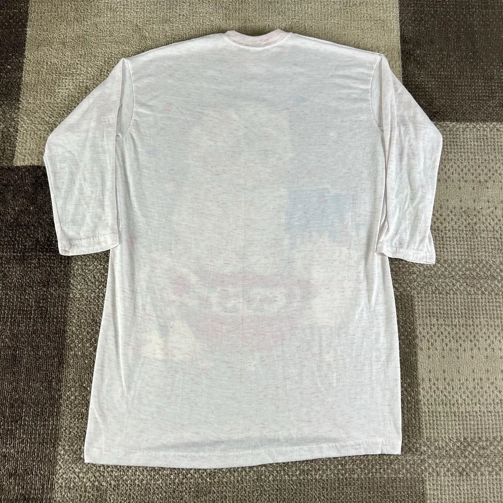 VTG 80'S KITTEN SPILL BOWL OF CEREAL & MILK YOUTH‎ NIGHT SHIRT SOFT ONE SIZE USA